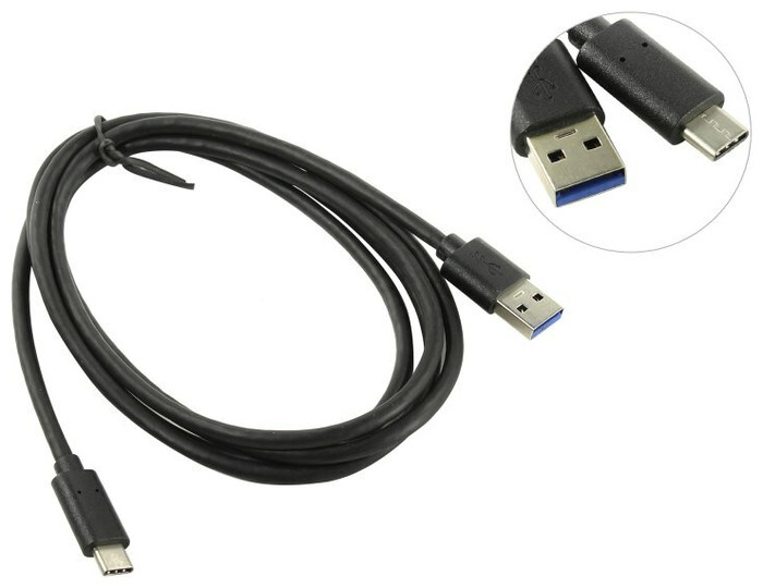 

Кабель USB Type-C-USB, 1.5м, черный ORIENT (UC-315 )