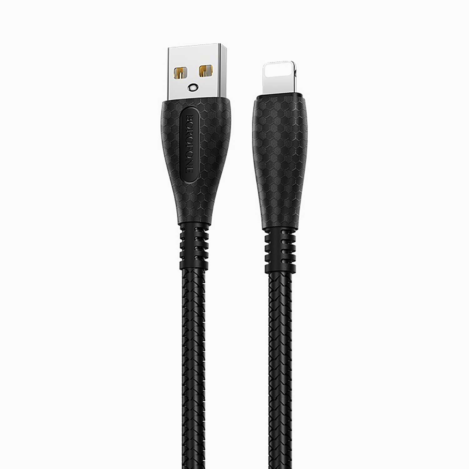 

Кабель USB Type-C-USB, 2.4A, 1м, черный Borofone Cool BX38 (122982), BX38