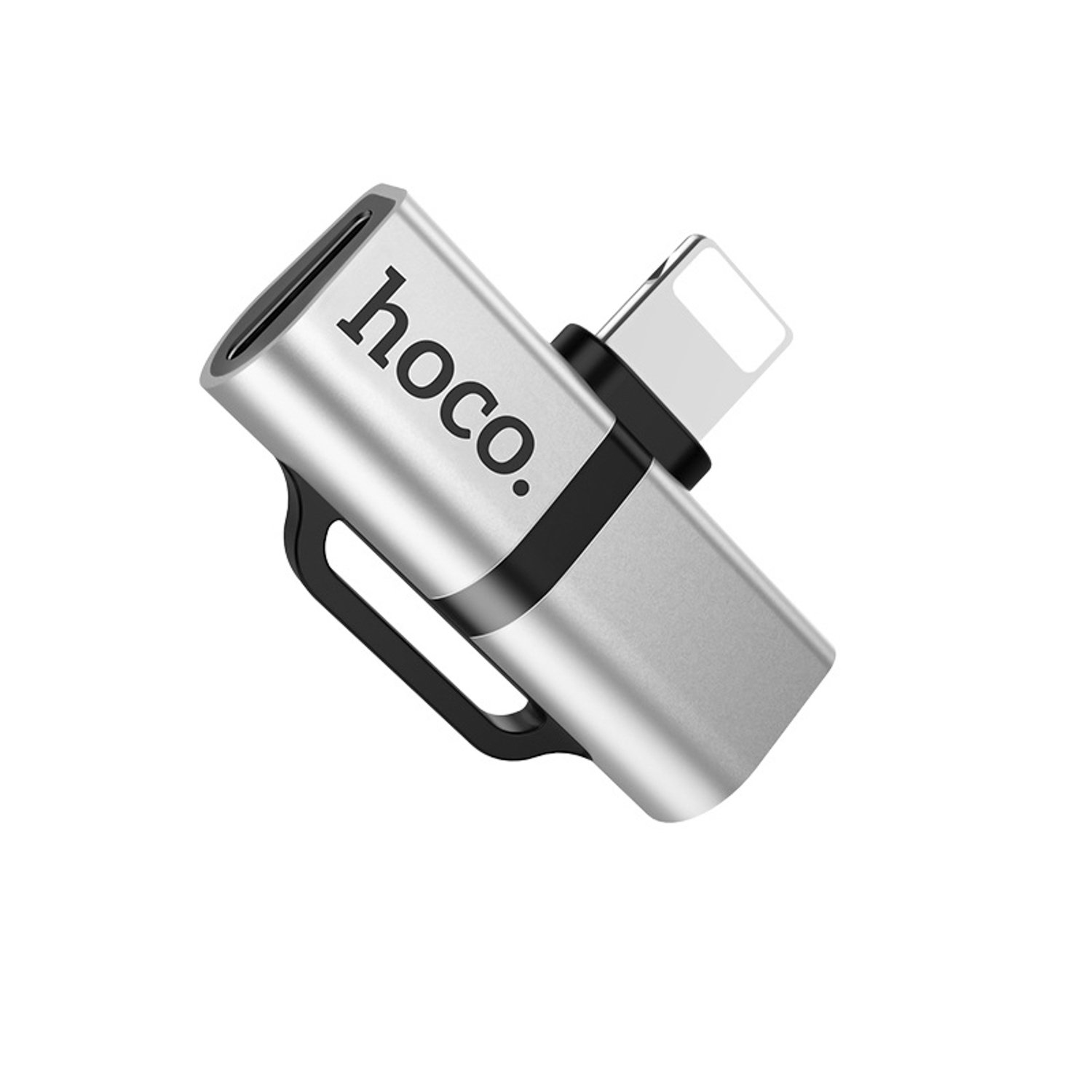 

Переходник (адаптер) Lightning 8-pin(m)-2xLightning 8-pin(f), серебристый HOCO LS20 (102793), LS20