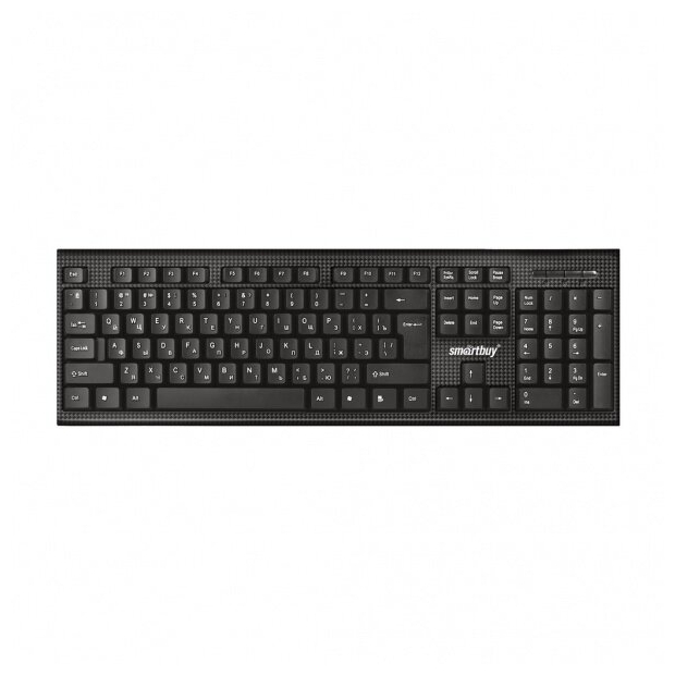 

Клавиатура проводная SmartBuy ONE 115, мембранная, USB, черный (SBK-115-K), ONE 115
