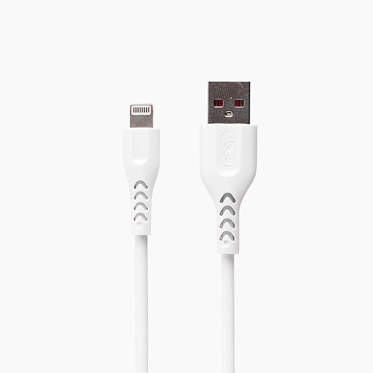 

Кабель Lightning 8-pin-USB, 2.4A, 2м, белый SKYDOLPHIN S49LB (105937), S49LB
