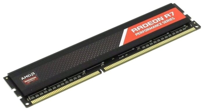 

Память DDR4 DIMM 8Gb, 2400MHz, CL16, 1.2 В, AMD, Radeon R7 Performance Series (R7S48G2400U2S), S48G2400U2S