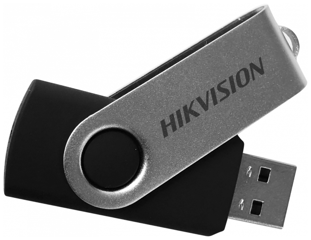 Флешка 16Gb USB 2.0 HIKVision M200S, черный/серебристый (HS-USB-M200S(STD)/16G/OD)