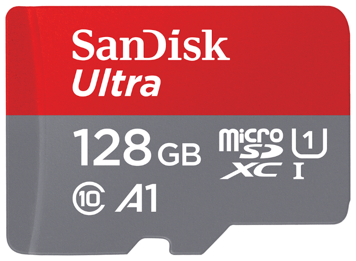Карта памяти 128Gb microSDXC Sandisk Class 10 UHS-I U1 + адаптер (SDSQUA4-128G-GN6MA)