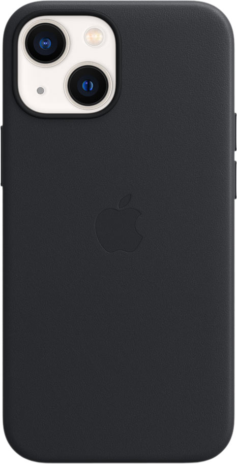 

Чехол-накладка Apple MagSafe Leather Case для смартфона Apple iPhone 13 mini, кожа, темная ночь (MM0M3ZE/A)