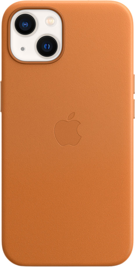 

Чехол-накладка Apple MagSafe Leather Case для смартфона Apple iPhone 13, кожа, золотистая охра (MM103ZE/A)