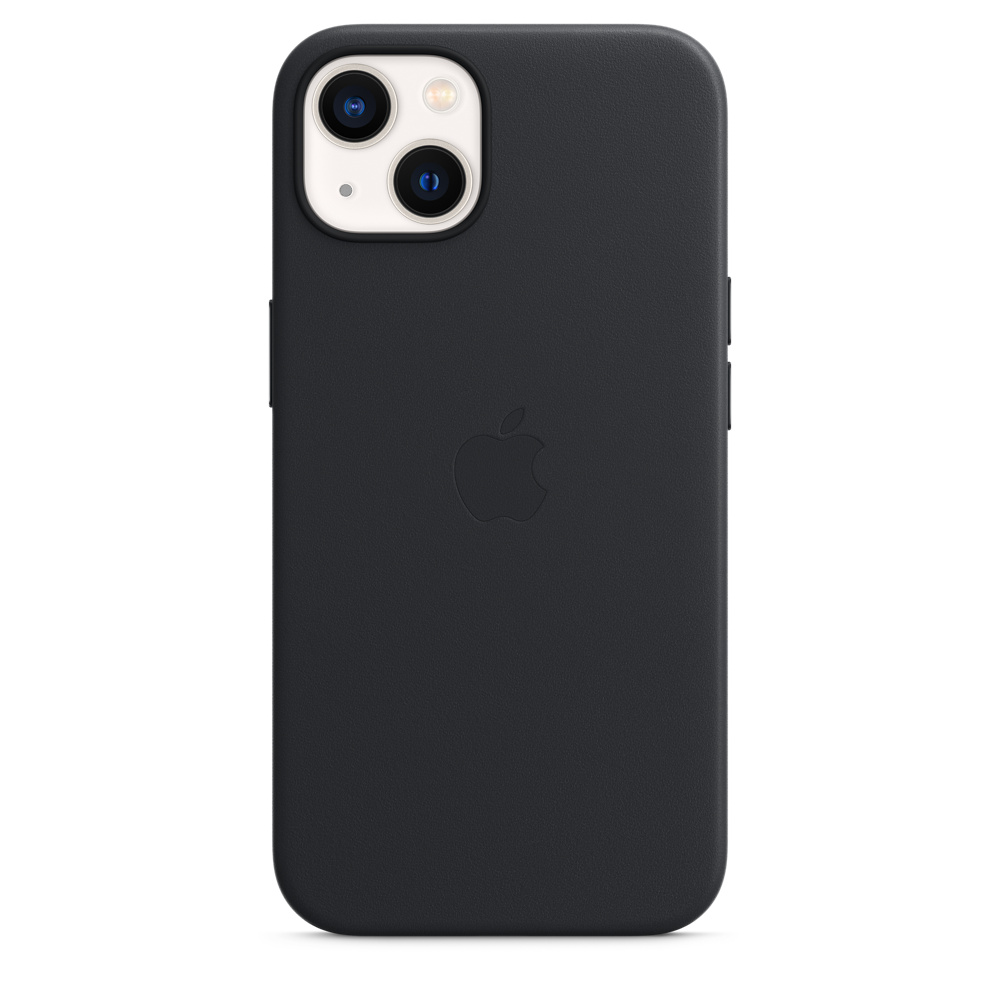 

Чехол-накладка Apple MagSafe Leather Case для смартфона Apple iPhone 13, кожа, темная ночь (MM183ZE/A)