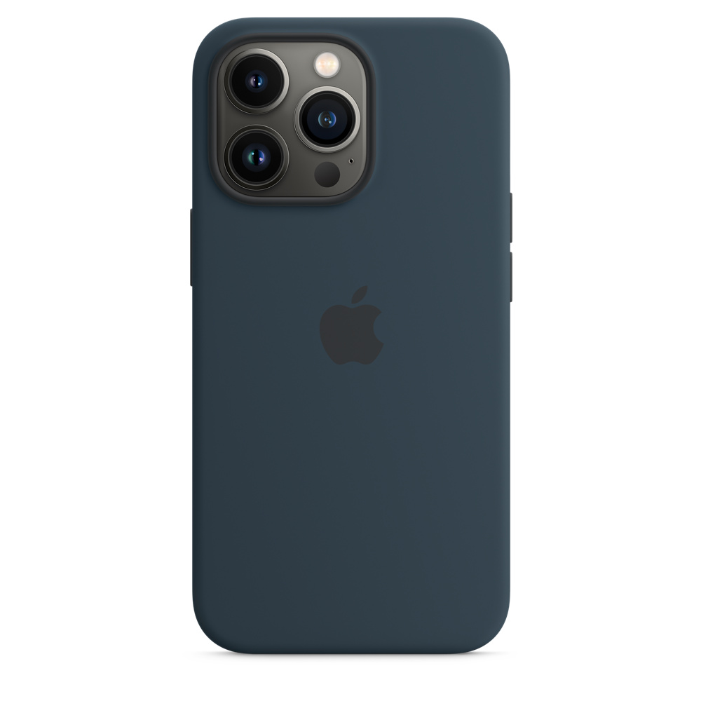 

Чехол-накладка Apple MagSafe Silicone Case для смартфона Apple iPhone 13 Pro, силикон, синий омут (MM2J3ZE/A)
