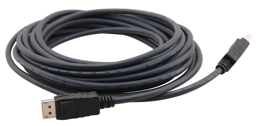 

Кабель DisplayPort(20M)-DisplayPort(20M), 1.8 м, черный Kramer Electronics C-MDPM/MDPM-6 (97-1717006), C-MDPM/MDPM-6