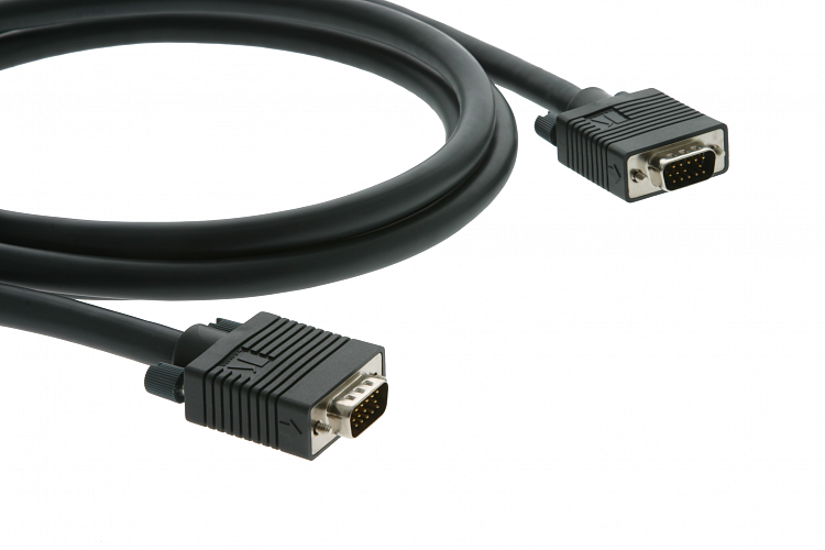 

Кабель VGA(15M)-VGA(15M), экранированный, 90 см, черный Kramer C-GM/GM-3 (92-7101003), C-GM/GM-3