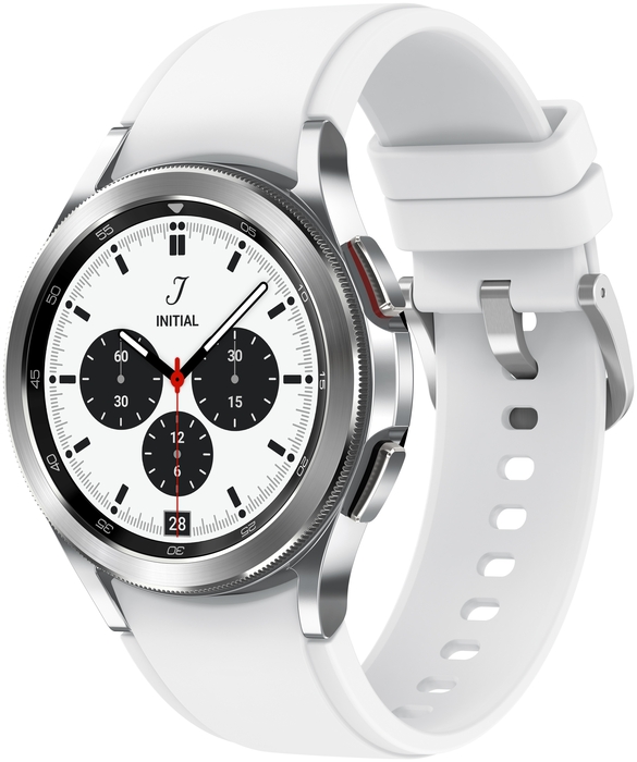 

Смарт-часы Samsung Galaxy Watch4 Classic 42мм, 1.2" Super AMOLED, серебристый/белый (SM-R880NZSACIS), Galaxy Watch4 Classic 42мм