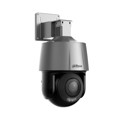 IP-камера DAHUA WizSense SD3A400-GNP-B-PV 4мм, уличная, купольная, поворотная, 4Мпикс, CMOS, до 2560x1440, до 25кадров/с, ИК подсветка 30м, POE, -30 °C/+60 °C, серебристый/черный (DH-SD3A400-GNP-B-PV), цвет серебристый/черный - фото 1