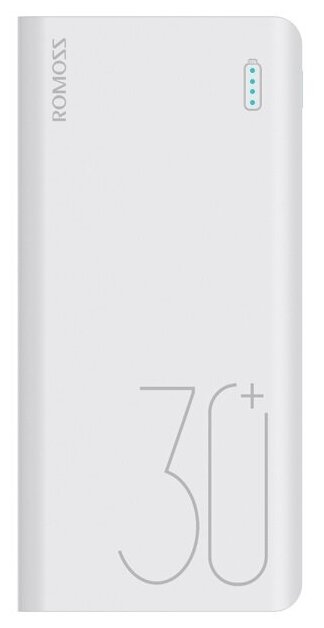 Портативный аккумулятор (Powerbank) Romoss Sense 8 plus, 30 А·ч, белый