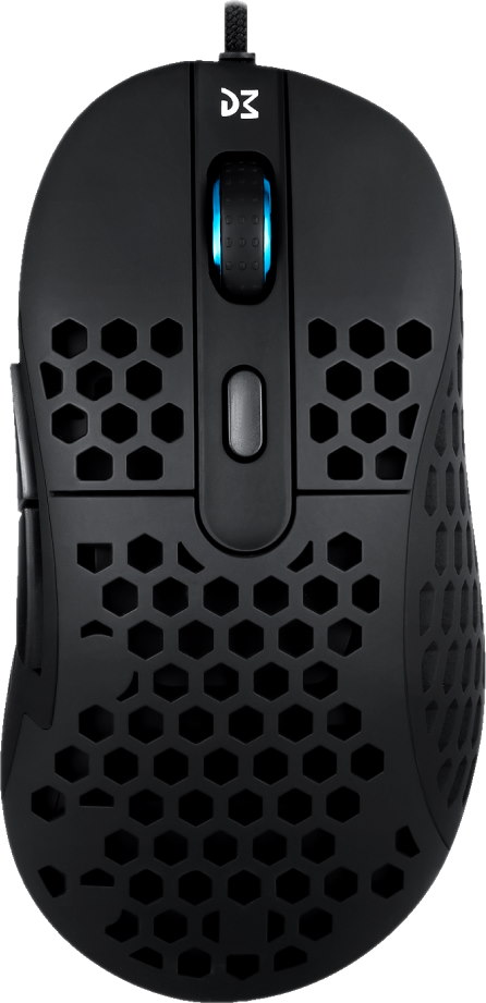 

Мышь проводная Dream Machines DM6 Holey S, 16000dpi, оптическая светодиодная, USB, черный (DM6_Holey_S), DM6 Holey S