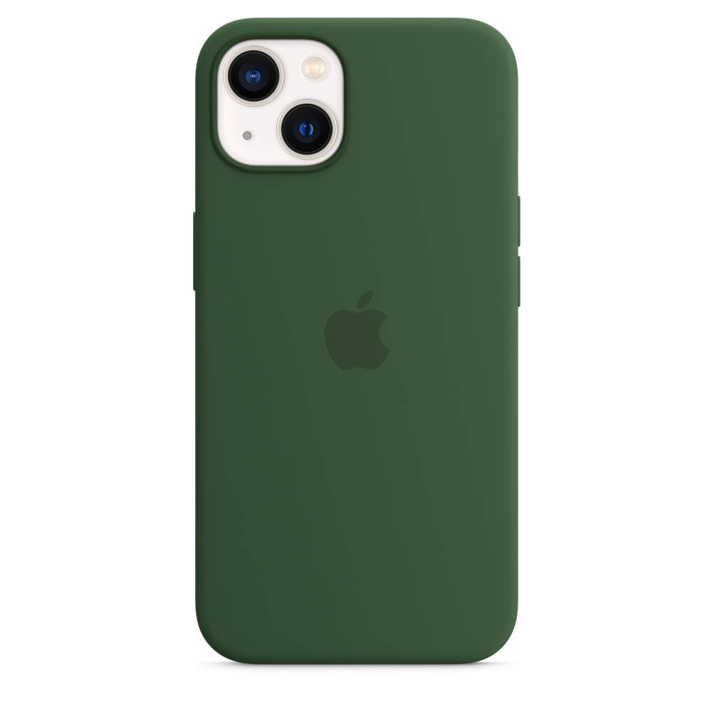 

Чехол-накладка Apple MagSafe Silicone Case для смартфона Apple iPhone 13, силикон, зеленый клевер (MM263ZE/A)