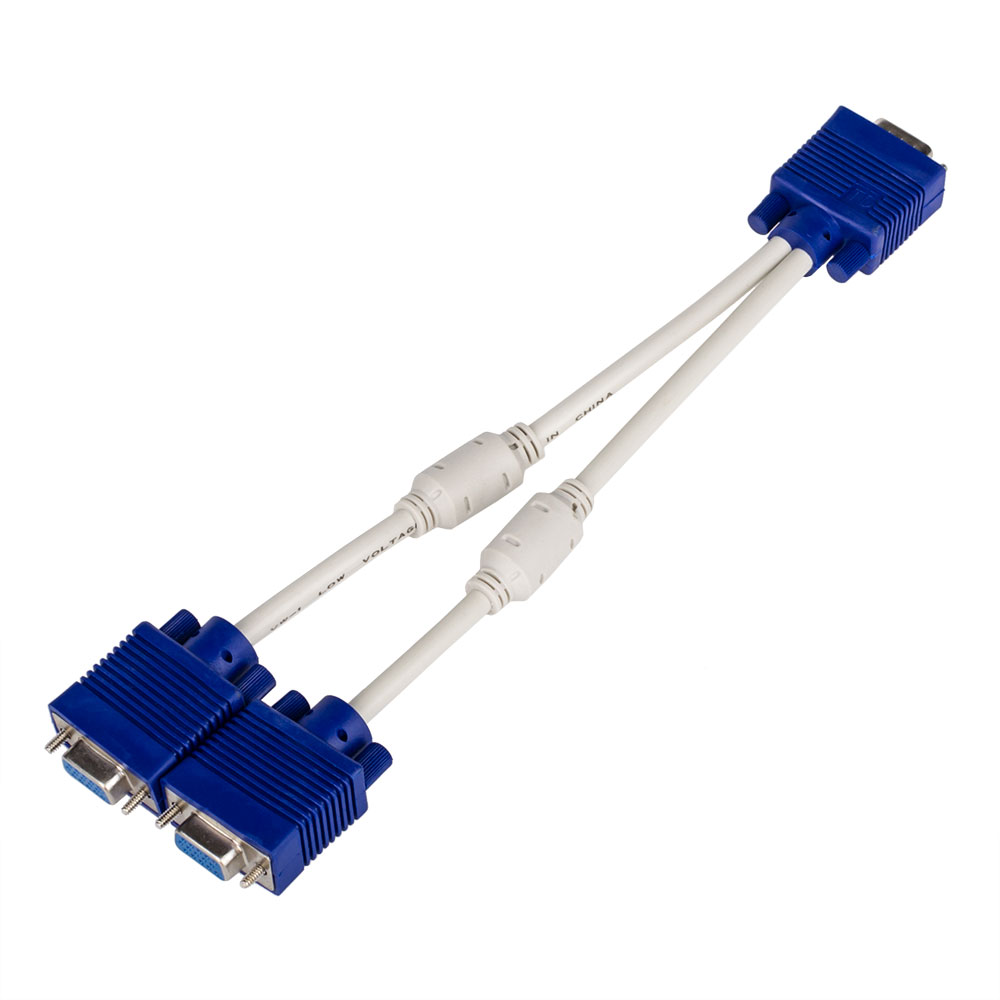 

Разветвитель VGA(15M)-2xVGA(15F), экранированный, ферритовый фильтр, 10 см, серый Atcom AT0800 (AT0800), AT0800