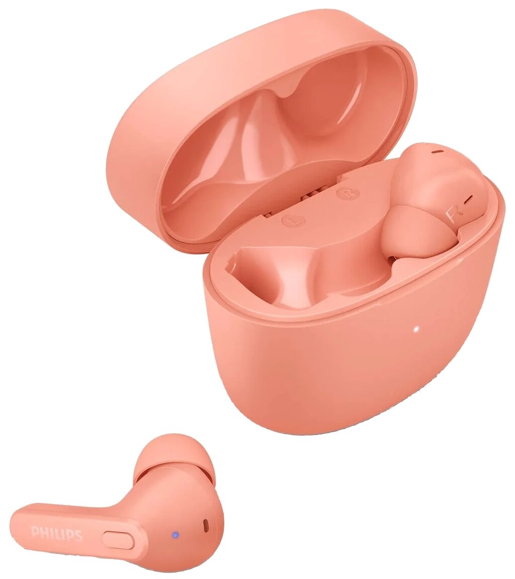 

Беспроводные наушники Philips TAT2206, USB Type-C, розовый, TAT2206