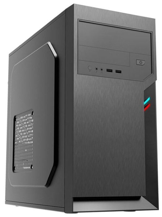 Корпус Foxline FL-702, mATX, Mini-Tower, 2xUSB 3.0, черный, 450 Вт (FL-702-FZ450-U32)