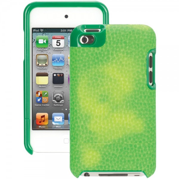 Чехол Griffin ColorTouch для планшета Apple iPod Touch 4, искусственная кожа, зеленый желтый (GB02928)