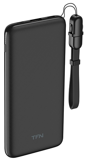 

Портативный аккумулятор (Powerbank) TFN PowerStation PD, 10000mAh, 1xUSB, 2.1A, черный (TFN-PB-210-BK), PowerStation PD