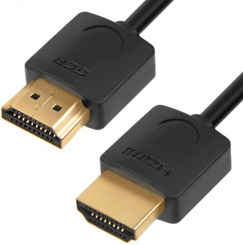 

Кабель HDMI(19M)-HDMI(19M) 4K, экранированный, 30см, черный GCR (GCR-51591)