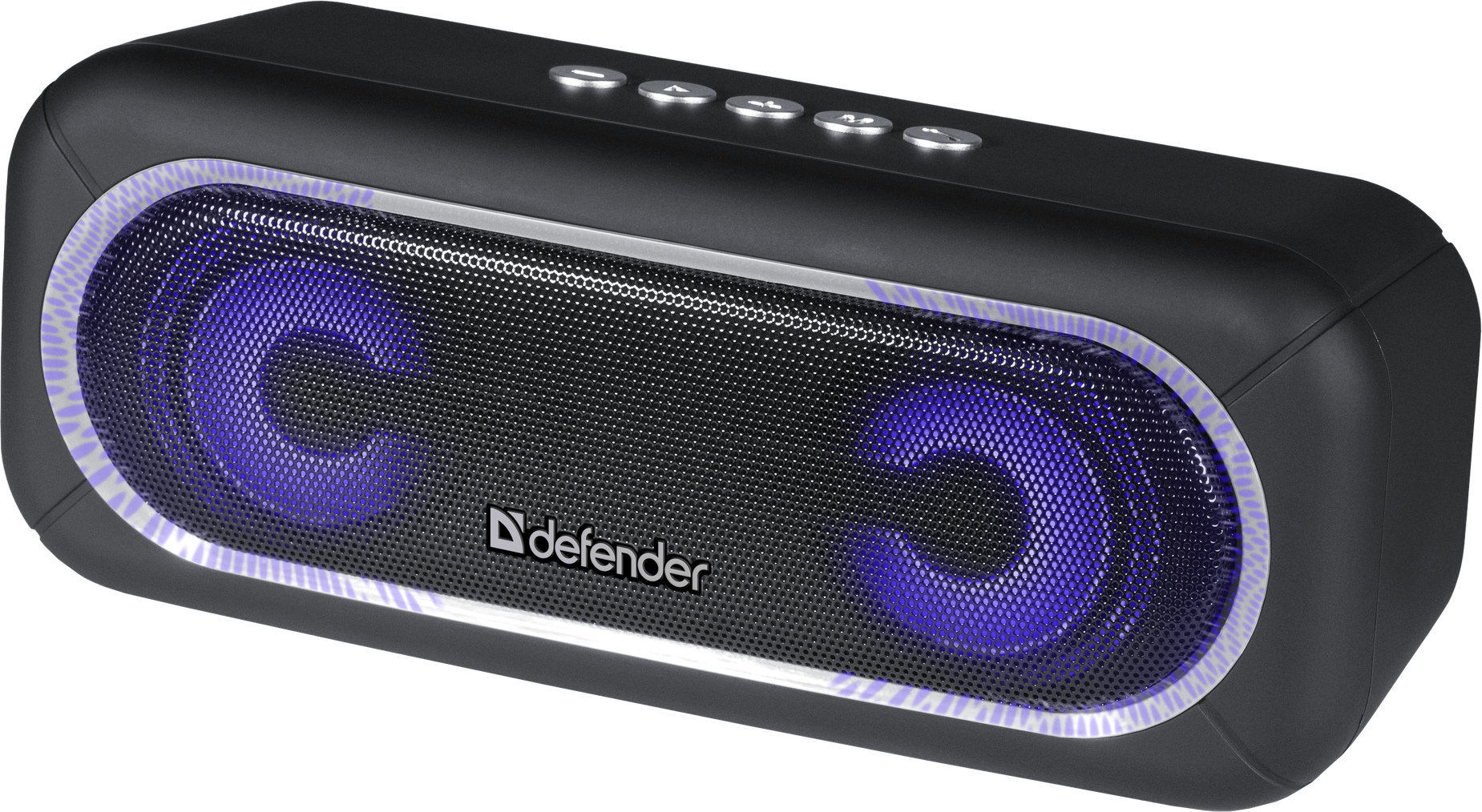

Колонка портативная Defender G44, 10Вт, FM, AUX, USB, microSD, Bluetooth, подсветка, черный (65044), G44