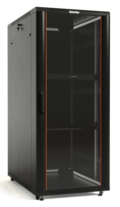 

Шкаф телекоммуникационный напольный 42U 600x1200, стекло/перфорация, черный, разборный, Hyperline TTB (TTB-4262-AS-RAL9004), 0