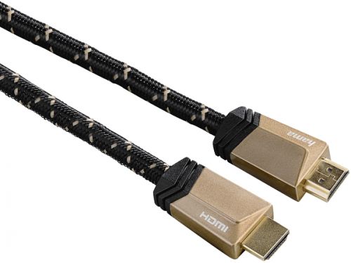 

Кабель HDMI(19M)-HDMI(19M) 4K, 8K, экранированный, 1м, коричневый Hama (00122185), 0