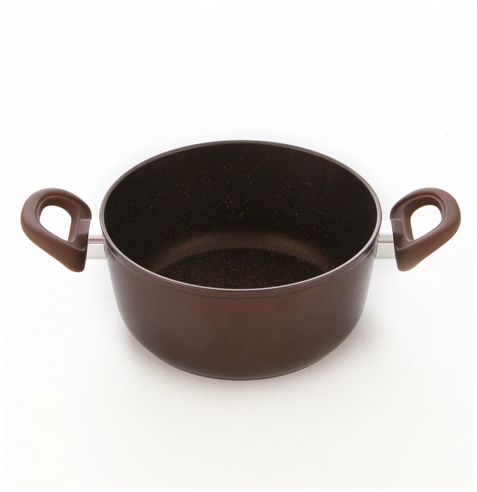 

Кастрюля Illa Gourmet 4.35 л, алюминий, антипригарное покрытие, коричневый без крышки (GC8424)
