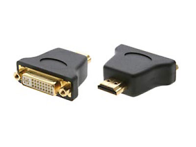 

Переходник (адаптер) DVI-I(F)-HDMI(19M), черный Kramer AD-DF/HM (99-9497010), AD-DF/HM