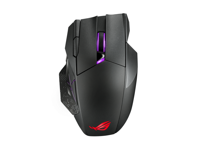 Мышь беспроводная ASUS ROG Spatha X, 19000dpi, оптическая светодиодная, USB, черный (90MP0220-BMUA00)