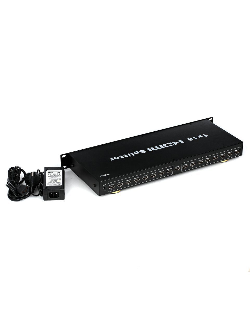 

Разветвитель HDMI(19F)-16xHDMI(19F) v1.4 4K, черный VCOM (DD4116)