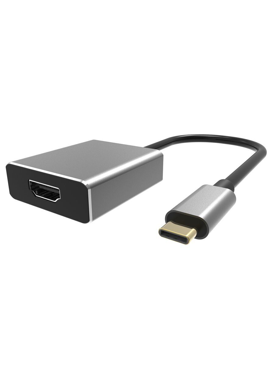 

Переходник (адаптер) USB 3.1 Type-C(M)-HDMI(19F) 4K, 15 см, черный Telecom (CU423T)