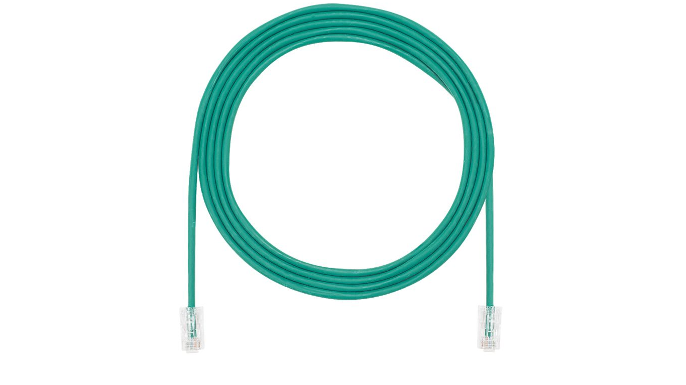 

Патч-корд UTP кат.5e, 2м, RJ45-RJ45, зеленый, LSZH, PANDUIT (UTP28CH2MGR), 0