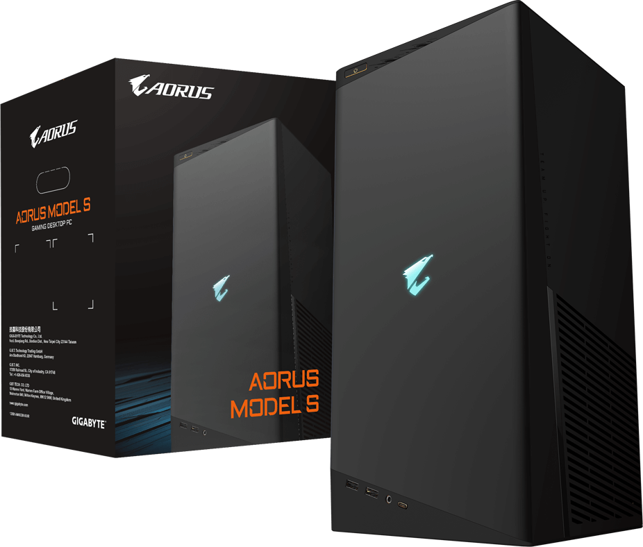 

Системный блок Gigabyte AORUS MODEL S, Intel Core i9 11900K 3.5GHz, 32Gb RAM, 1Tb SSD+2Tb SSD, NVIDIA GeForce RTX 3080 10Gb, WiFi, BT, DOS, черный (GB-AMSI9N8I-2051), MODEL S