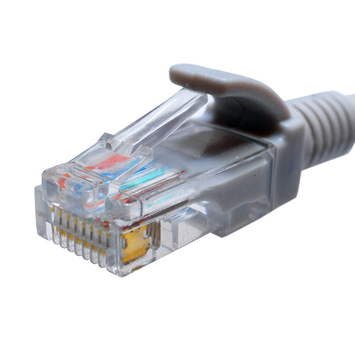 Патч-корд UTP кат.5e, 1м, RJ45-RJ45, серый, LSZH, SUPRLAN (10-0142)