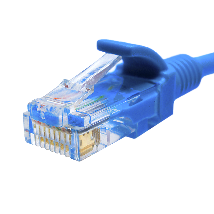 Патч-корд UTP кат.5e, 0.5м, RJ45-RJ45, синий, LSZH, SUPRLAN (10-0146)