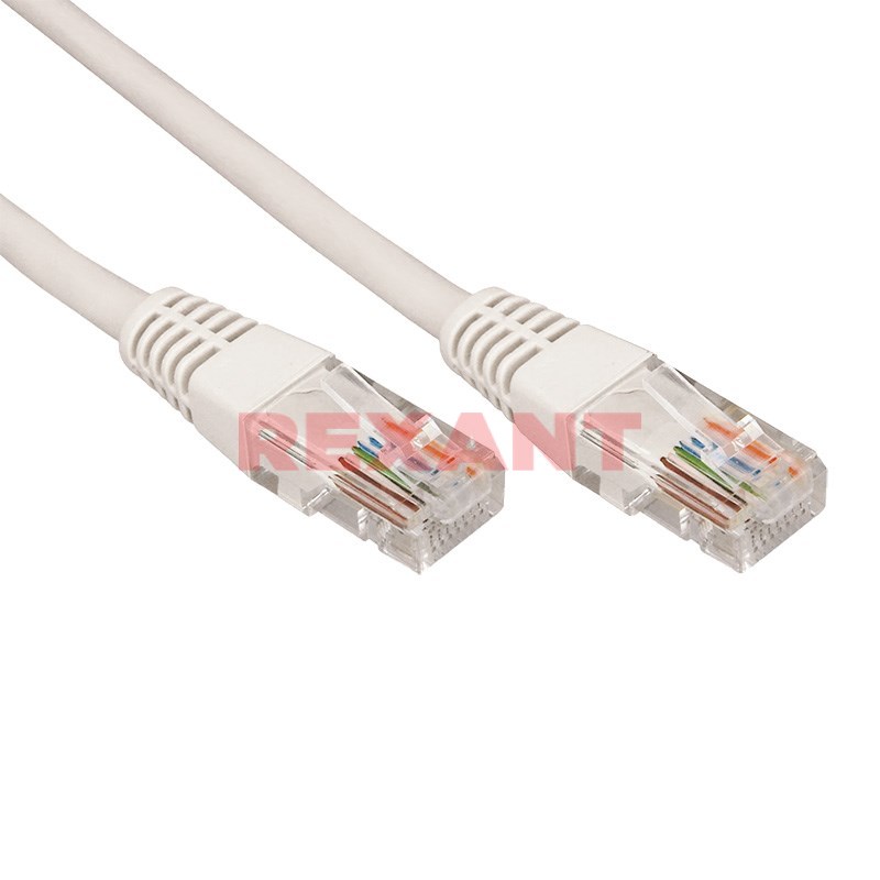 

Патч-корд FTP кат.6, 1м, RJ45-RJ45, серый, LSZH, экранированный, REXANT (18-8102-1)