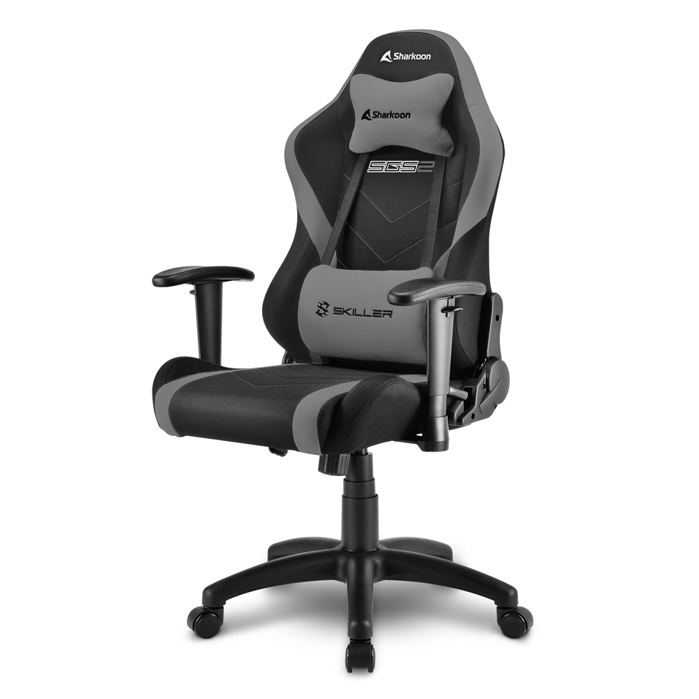 

Кресло детское Sharkoon Skiller SGS2 Jr. черный/серый (SKILLER SGS2 JR BK/GY), Skiller SGS2 Jr.