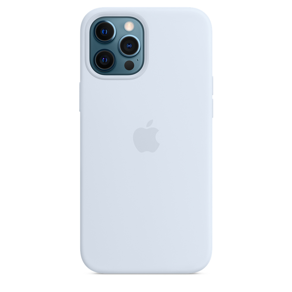 

Чехол-накладка Apple MagSafe Silicone Case для смартфона Apple iPhone 12 Pro Max, силикон, дымчато-голубой (MKTY3ZE/A)