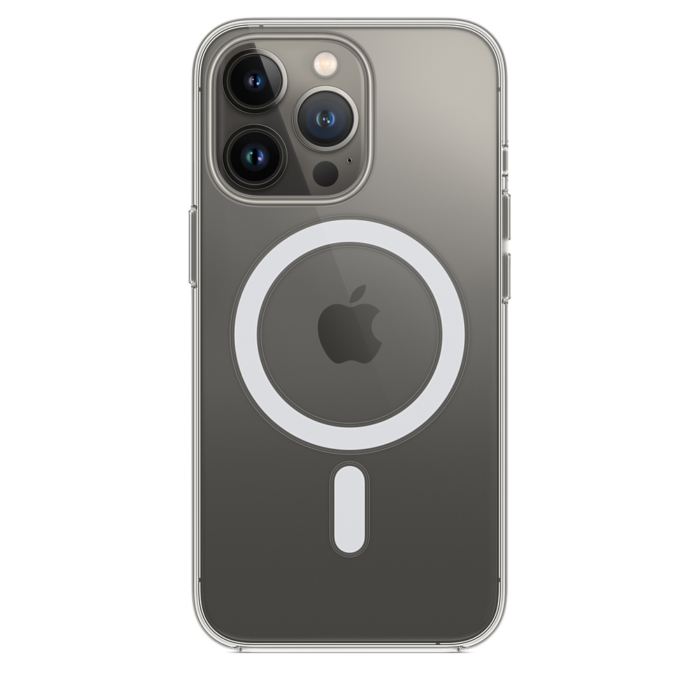 

Чехол-накладка Apple MagSafe Clear Case для смартфона Apple iPhone 13 Pro, силикон, прозрачный (MM2Y3ZE/A)