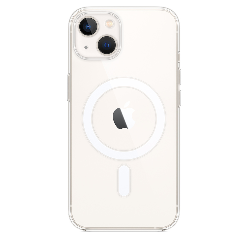 

Чехол-накладка Apple MagSafe Clear Case для смартфона Apple iPhone 13, силикон, прозрачный (MM2X3ZE/A)