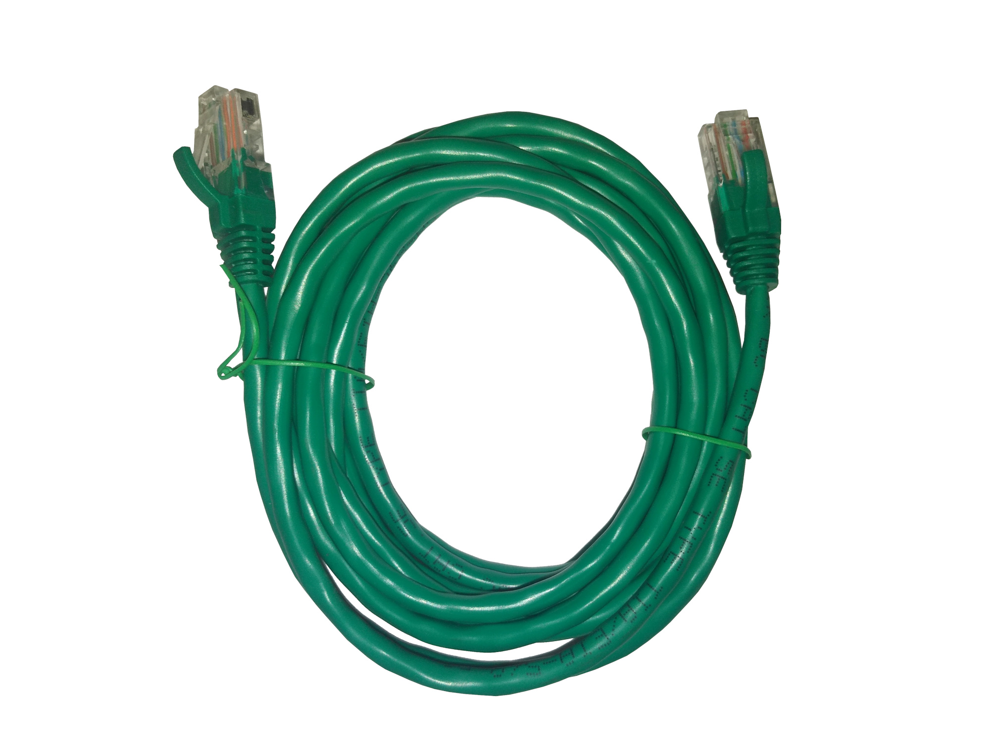 Патч-корд UTP кат.5e, 3м, RJ45-RJ45, зеленый, LSZH, Technolink (T.BC.UTP.5e-3.0m-7-lszh / 57118)