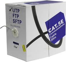 Витая пара UTP кат5e 4 пары CCA 305м внутренний многожильный серый 5BITES UT5710-305A 4200₽