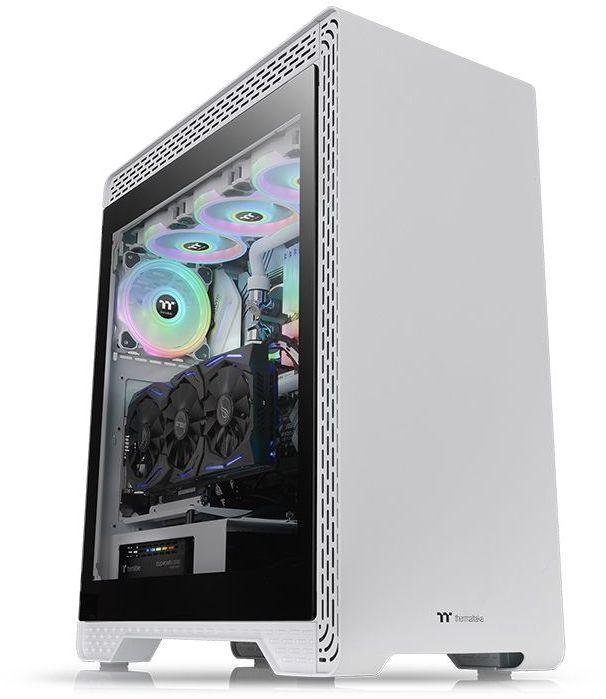 

Корпус Thermaltake S500 TG, ATX, Midi-Tower, 2xUSB 3.0, белый, Без БП (CA-1O3-00M6WN-00) Плохая упаковка, S500 TG