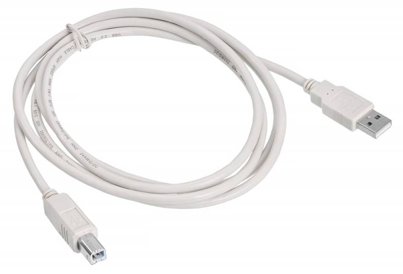 

Кабель USB(Am)-USB(Bm), 1.8 м, серый, Buro (817258)