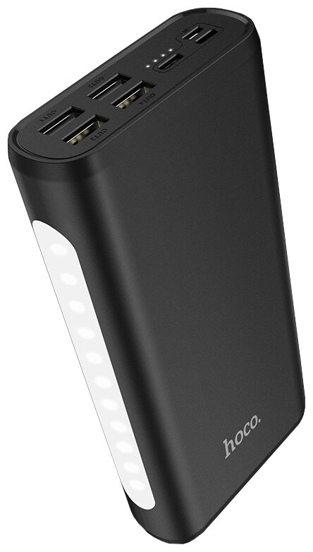 

Портативный аккумулятор (Powerbank) Hoco J60 Snowflake, 30000mAh, 4xUSB, 2A, черный, J60 Snowflake