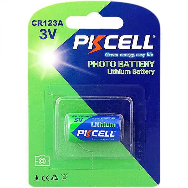 

Батарея PKCELL CR123A-1B, CR123A, 3V, 1шт. (18646)