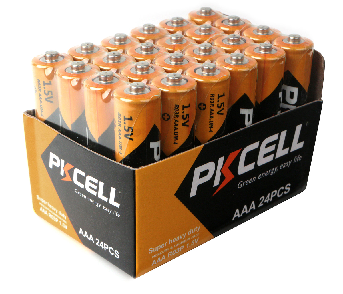 

Батарея PKCELL R03P-4S-24, AAA, 1.5V, 24шт. (19427)