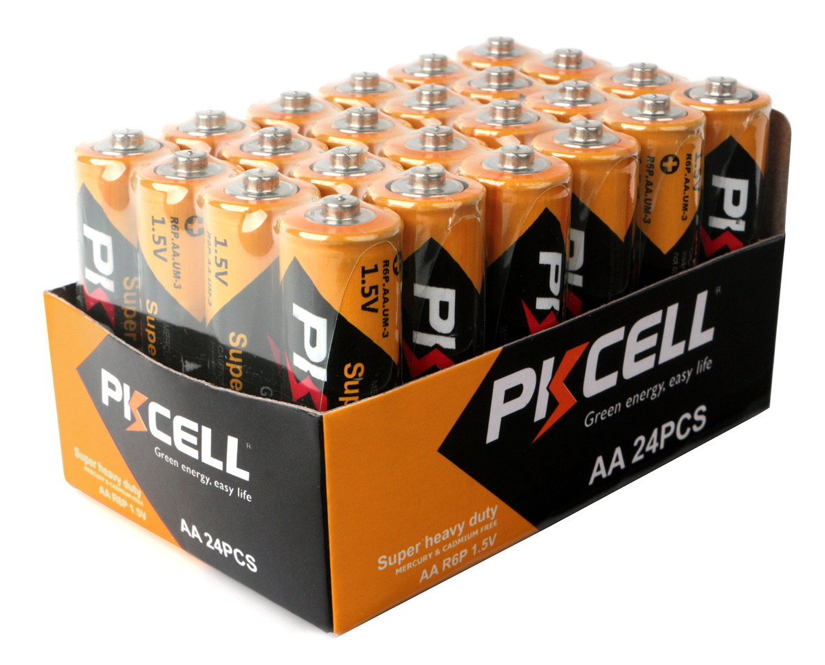 

Батарея PKCELL R6P-4S-24, AA, 1.5V, 24шт. (19426)